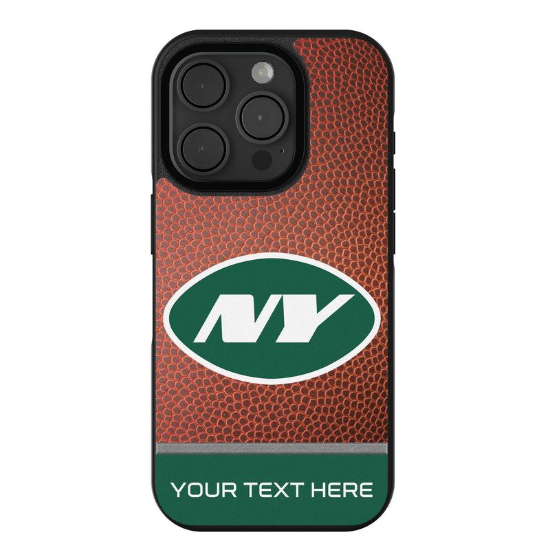 New York Jets Personalized Football iPhone Bump Phone Case for Apple iPhone
