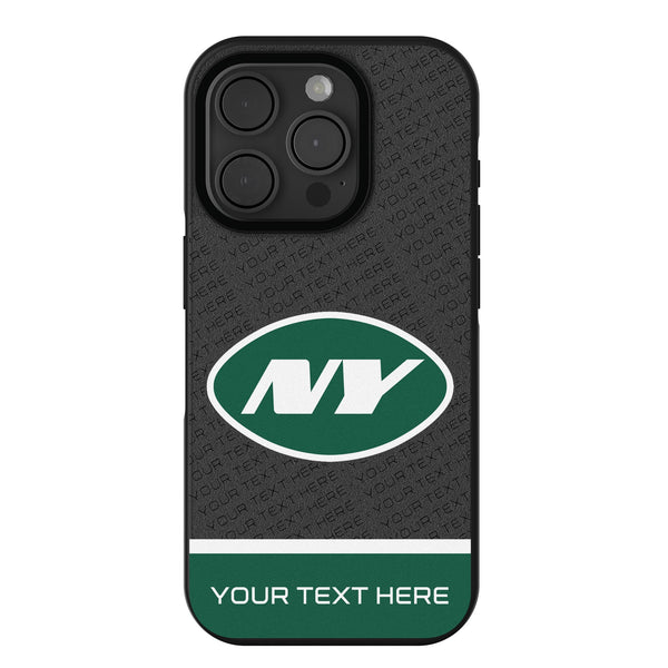 New York Jets Personalized EndZone Plus iPhone Bump Phone Case for Apple iPhone