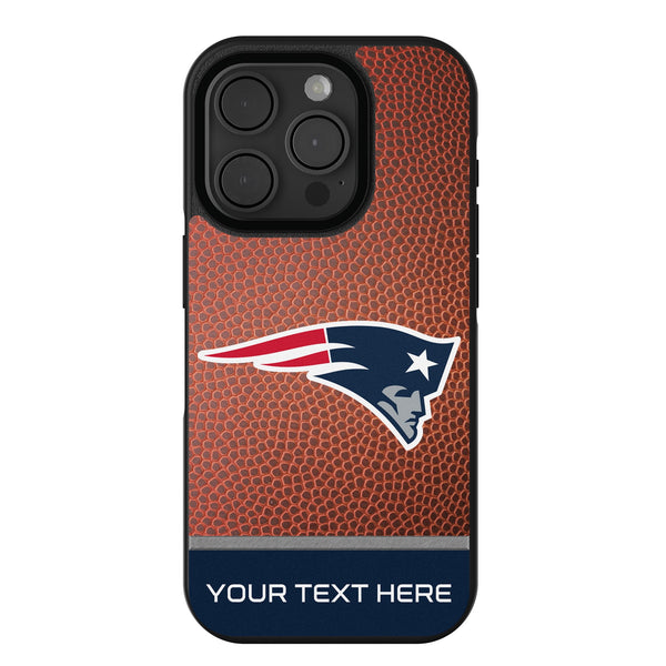 New England Patriots Personalized Football iPhone Bump Phone Case for Apple iPhone