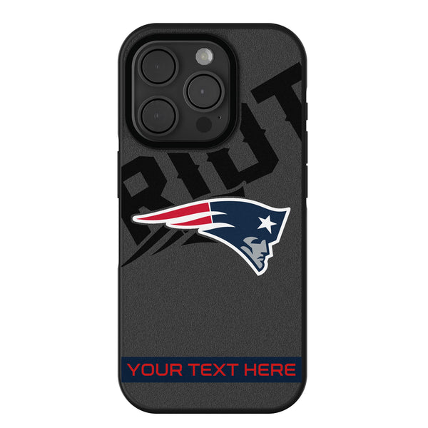 New England Patriots Personalized Tilt iPhone Bump Phone Case for Apple iPhone