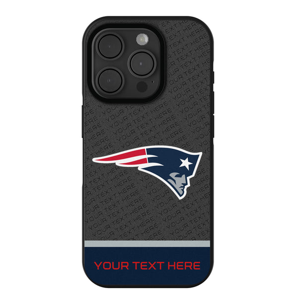 New England Patriots Personalized EndZone Plus iPhone Bump Phone Case for Apple iPhone