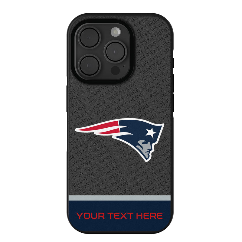 New England Patriots Personalized EndZone Plus iPhone Bump Phone Case for Apple iPhone
