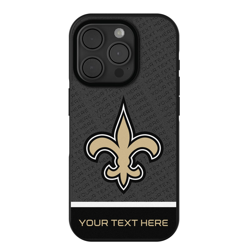New Orleans Saints Personalized EndZone Plus iPhone Bump Phone Case for Apple iPhone