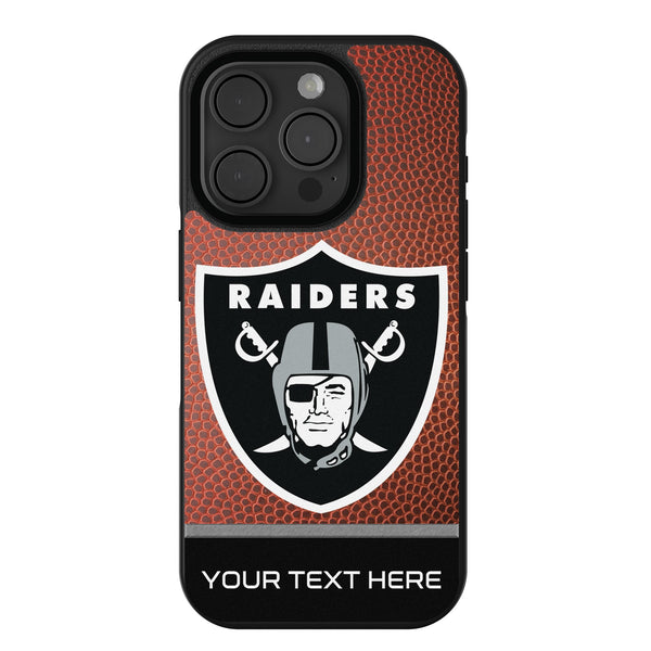 Las Vegas Raiders Personalized Football iPhone Bump Phone Case for Apple iPhone