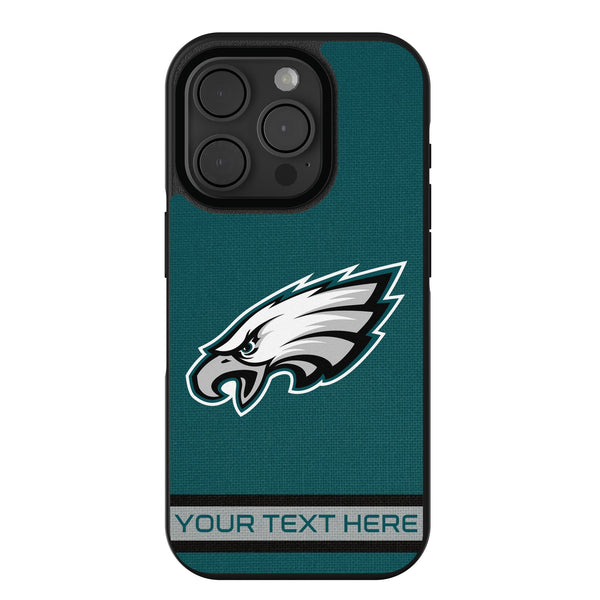 Philadelphia Eagles Personalized Stripe iPhone Bump Phone Case for Apple iPhone