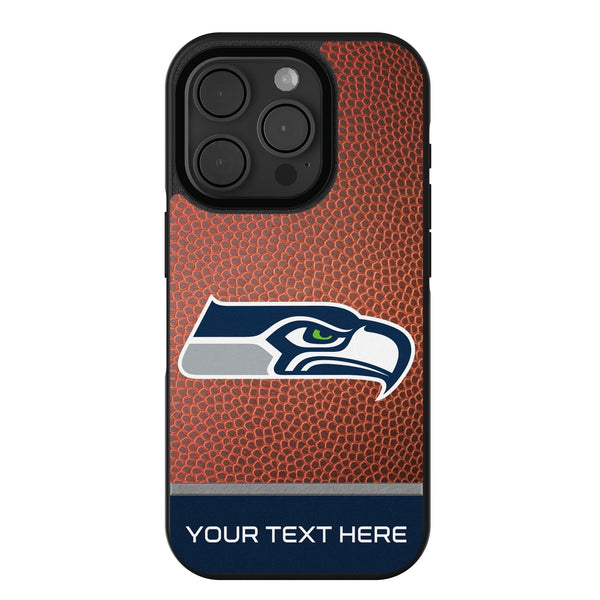 Seattle Seahawks Personalized Football iPhone Bump Phone Case for Apple iPhone