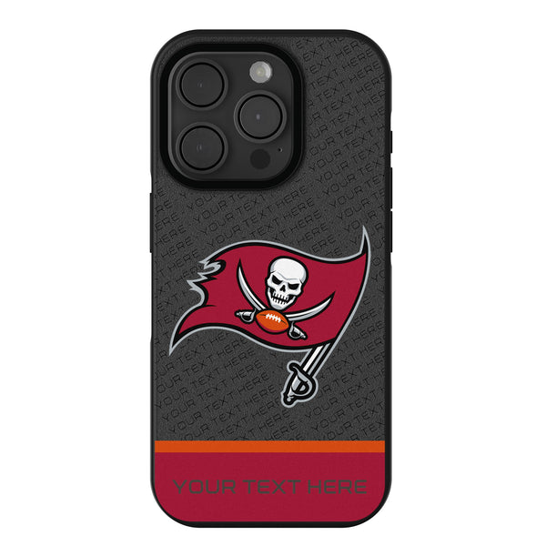 Tampa Bay Buccaneers Personalized EndZone Plus iPhone Bump Phone Case for Apple iPhone