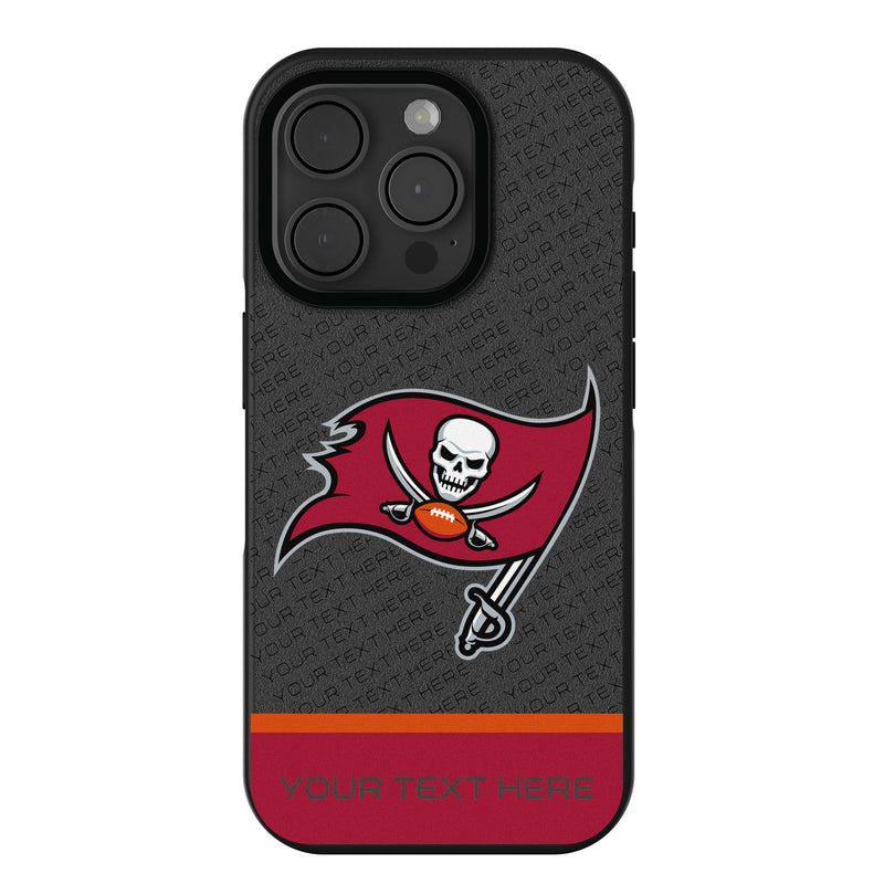 Tampa Bay Buccaneers Personalized EndZone Plus iPhone Bump Phone Case for Apple iPhone
