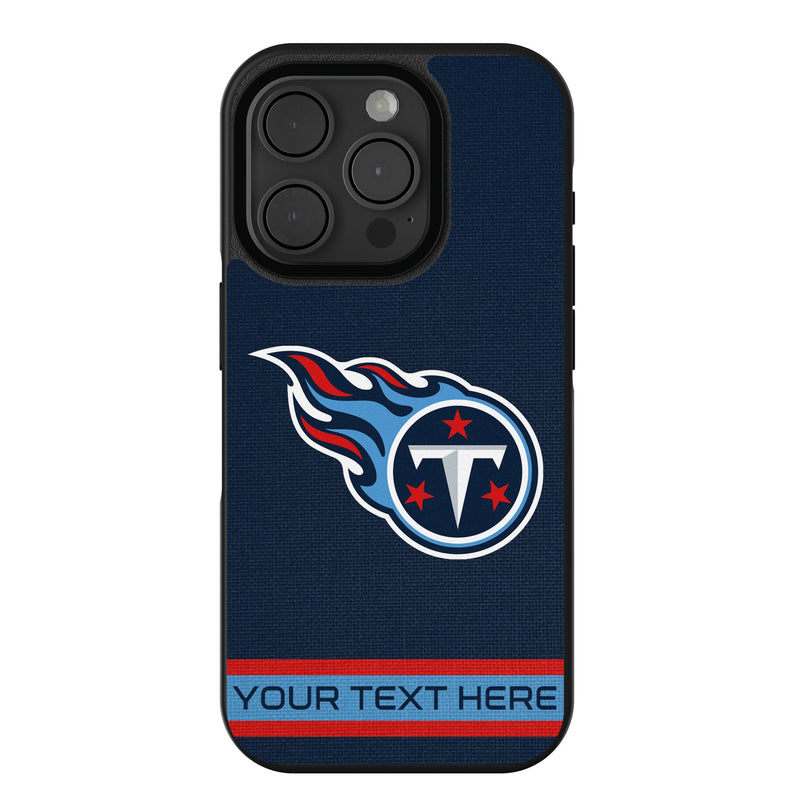 Tennessee Titans Personalized Stripe iPhone Bump Phone Case for Apple iPhone
