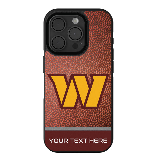 Washington Commanders Personalized Football iPhone Bump Phone Case for Apple iPhone