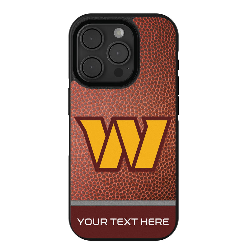 Washington Commanders Personalized Football iPhone Bump Phone Case for Apple iPhone