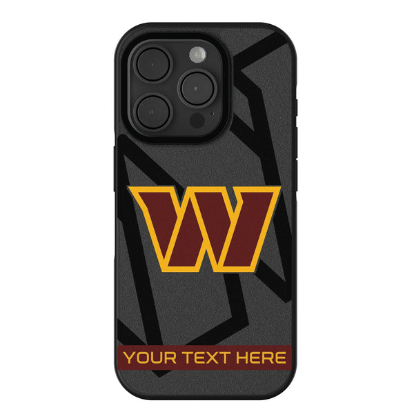Washington Commanders Personalized Tilt iPhone Bump Phone Case for Apple iPhone