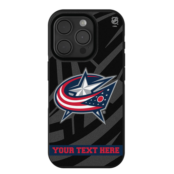 Columbus Blue Jackets Personalized Tilt iPhone Bump Phone Case for Apple iPhone