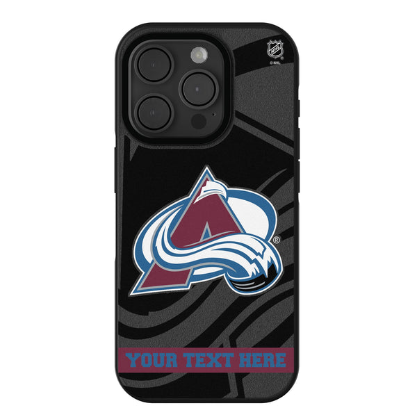 Colorado Avalanche Personalized Tilt iPhone Bump Phone Case for Apple iPhone