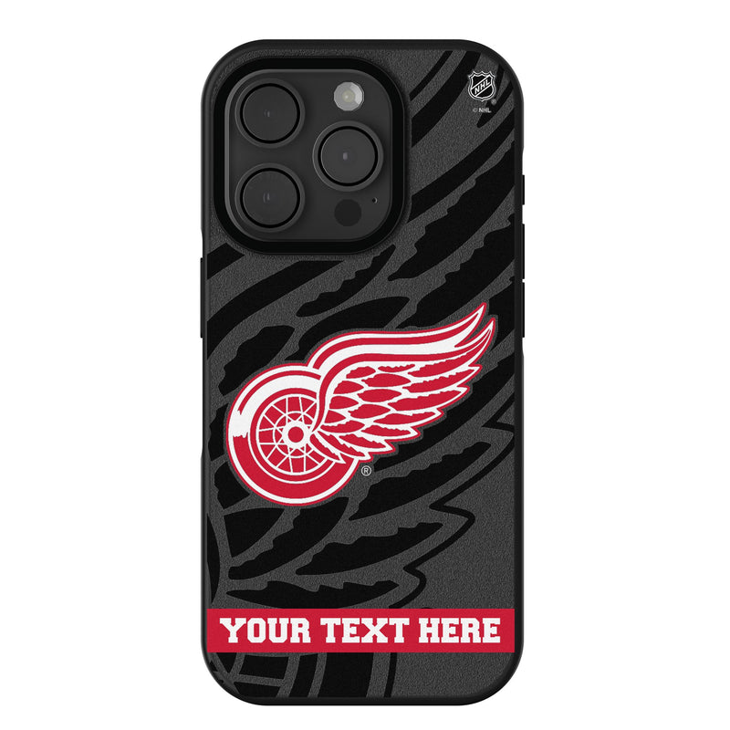 Detroit Red Wings Personalized Tilt iPhone Bump Phone Case for Apple iPhone