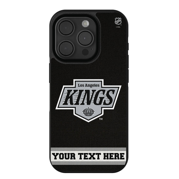 LA Kings Personalized Stripe iPhone Bump Phone Case for Apple iPhone