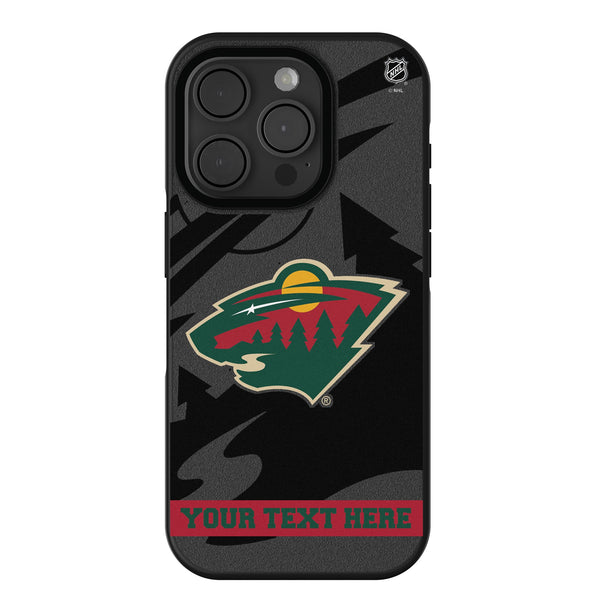 Minnesota Wild Personalized Tilt iPhone Bump Phone Case for Apple iPhone