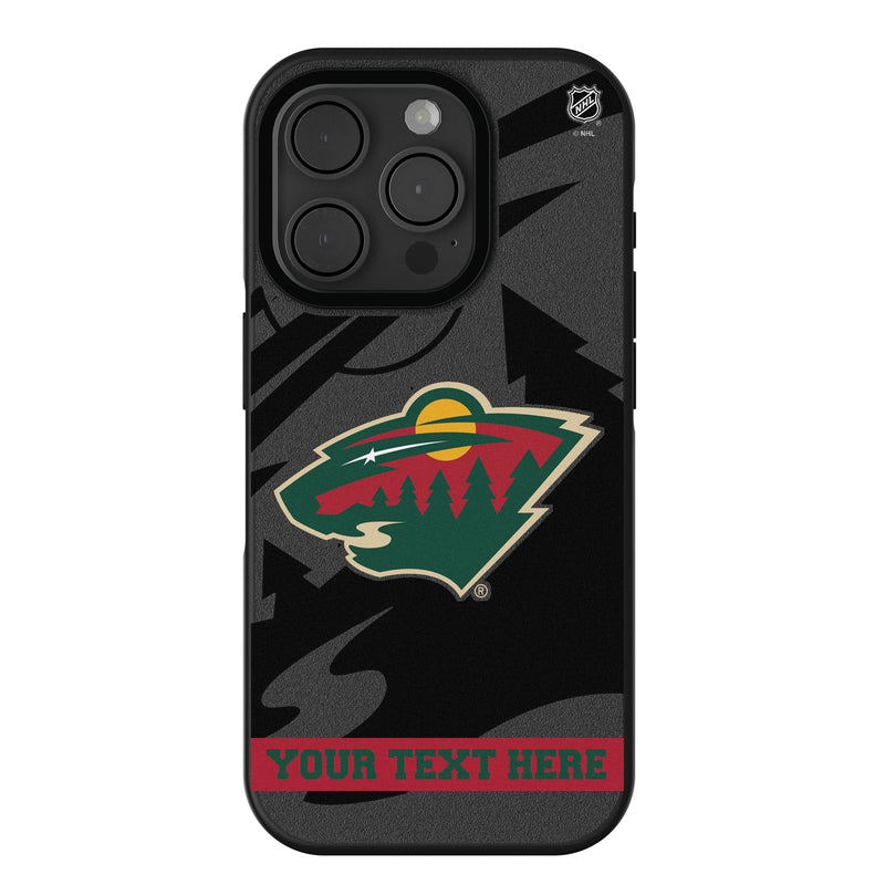 Minnesota Wild Personalized Tilt iPhone Bump Phone Case for Apple iPhone