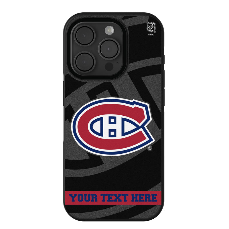 Montreal Canadiens Personalized Tilt iPhone Bump Phone Case for Apple iPhone