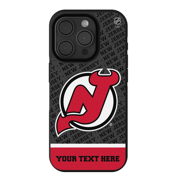 New Jersey Devils Personalized EndZone Plus iPhone Bump Phone Case for Apple iPhone