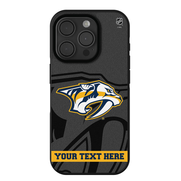 Nashville Predators Personalized Tilt iPhone Bump Phone Case for Apple iPhone