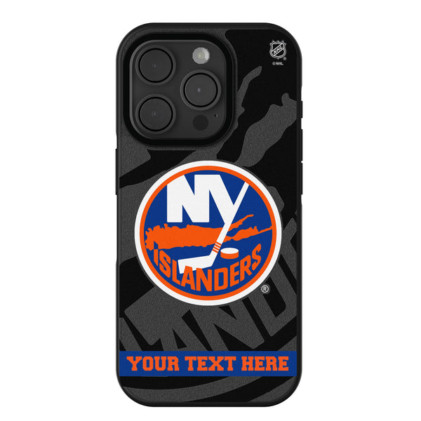 New York Islanders Personalized Tilt iPhone Bump Phone Case for Apple iPhone
