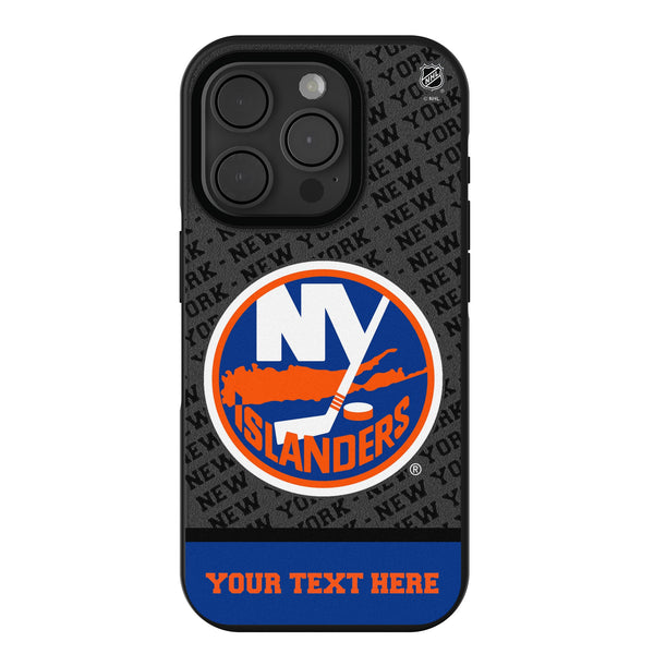 New York Islanders Personalized EndZone Plus iPhone Bump Phone Case for Apple iPhone