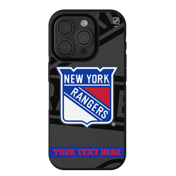 New York Rangers Personalized Tilt iPhone Bump Phone Case for Apple iPhone