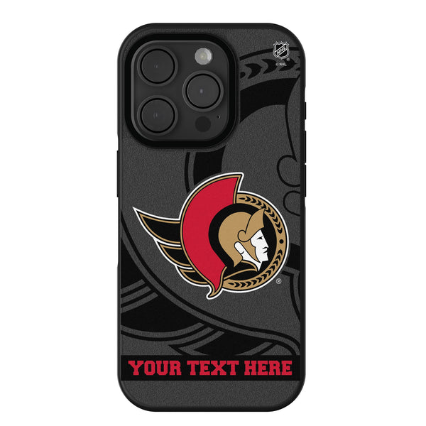 Ottawa Senators Personalized Tilt iPhone Bump Phone Case for Apple iPhone