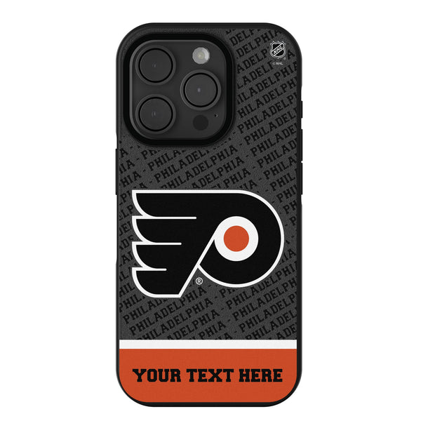 Philadelphia Flyers Personalized EndZone Plus iPhone Bump Phone Case for Apple iPhone