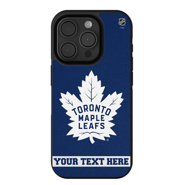 Toronto Maple Leafs Personalized Stripe iPhone Bump Phone Case for Apple iPhone