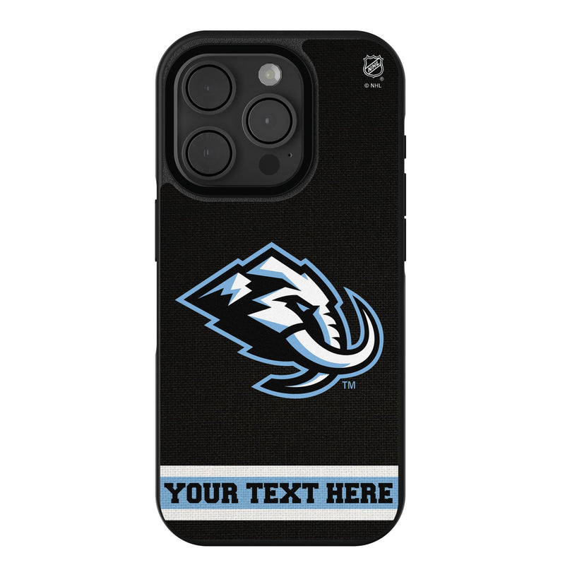Utah Mammoth Personalized Stripe iPhone Bump Phone Case for Apple iPhone