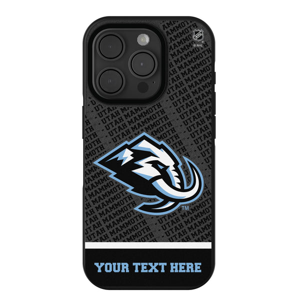Utah Mammoth Personalized EndZone Plus iPhone Bump Phone Case for Apple iPhone