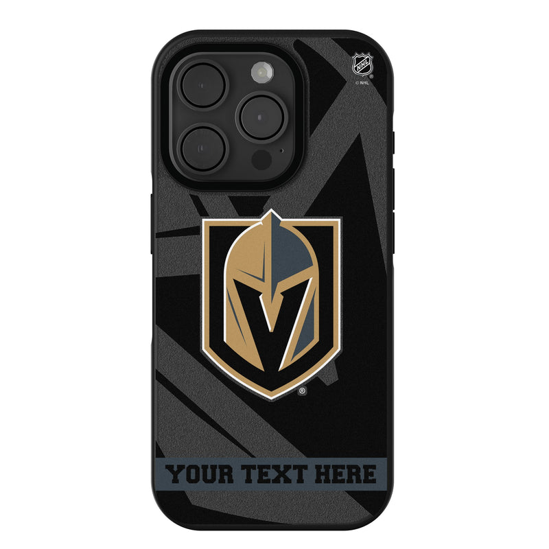 Vegas Golden Knights Personalized Tilt iPhone Bump Phone Case for Apple iPhone