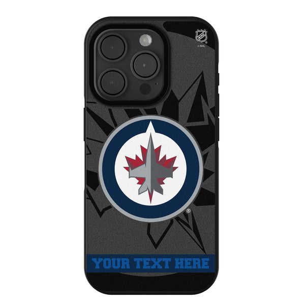 Winnipeg Jets Personalized Tilt iPhone Bump Phone Case for Apple iPhone