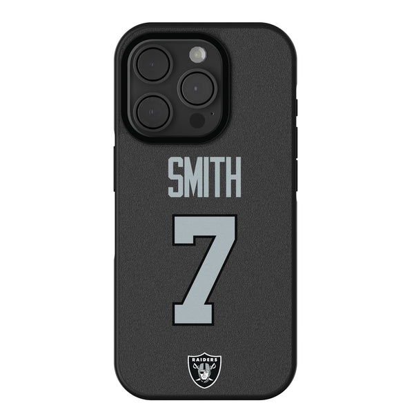 Geno Smith Las Vegas Raiders 7 Game Tactic iPhone Bump Phone Case for Apple iPhone