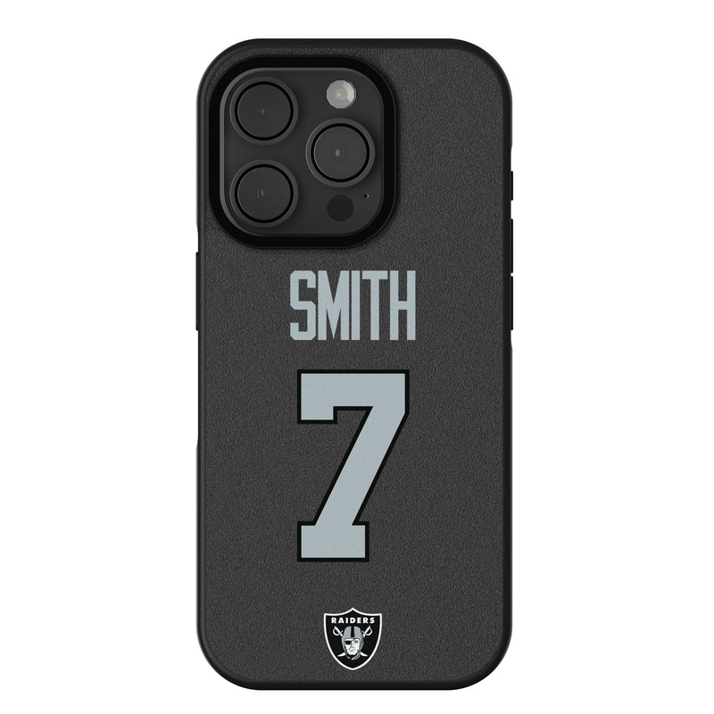 Geno Smith Las Vegas Raiders 7 Game Tactic iPhone Bump Phone Case for Apple iPhone