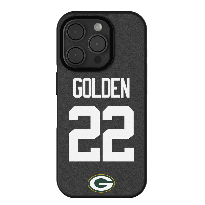 Matthew Golden Green Bay Packers 22 Game Tactic iPhone Bump Phone Case for Apple iPhone