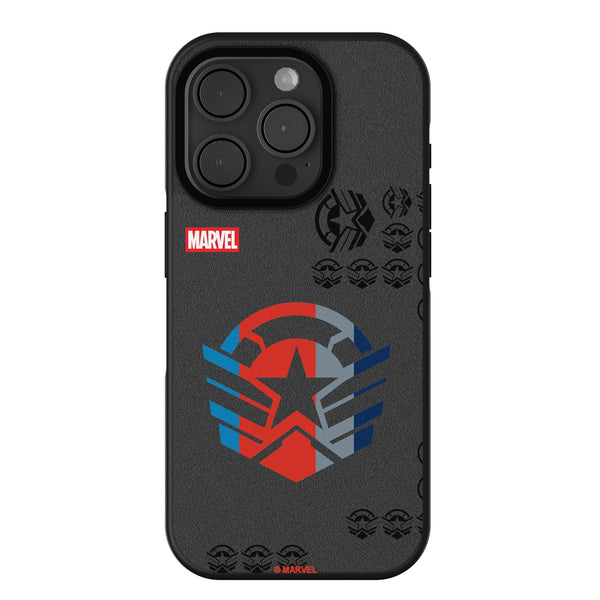 Marvel Avengers Sam Wilson Captain America Sigil iPhone Bump Phone Case for Apple iPhone