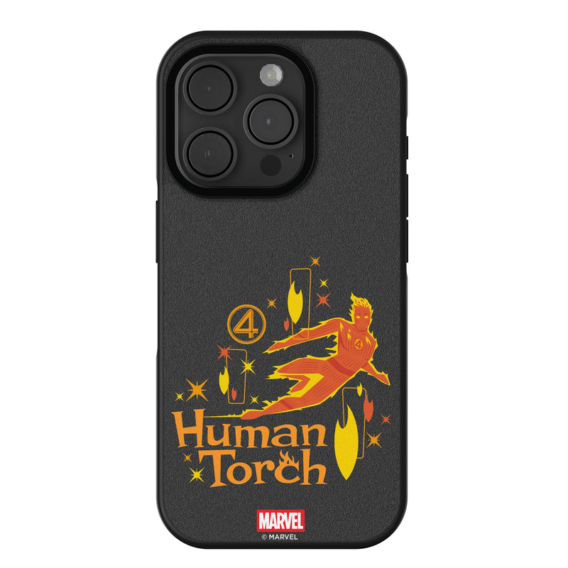Marvel Human Torch Badge iPhone Bump Phone Case for Apple iPhone