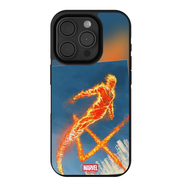 Marvel Human Torch Cover Art iPhone Bump Phone Case for Apple iPhone