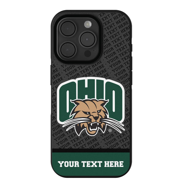 Ohio University Bobcats Personalized EndZone Plus iPhone Bump Phone Case for Apple iPhone