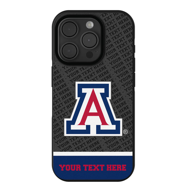 University of Arizona Wildcats Personalized EndZone Plus iPhone Bump Phone Case for Apple iPhone