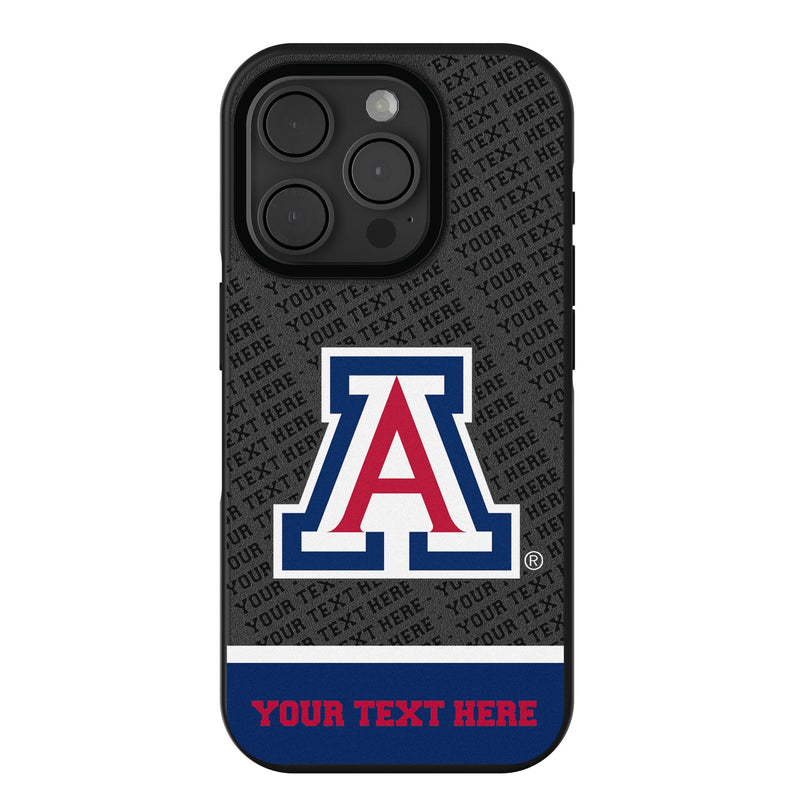 University of Arizona Wildcats Personalized EndZone Plus iPhone Bump Phone Case for Apple iPhone