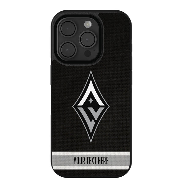 Las Vegas Aces Personalized Stripe iPhone Bump Phone Case for Apple iPhone