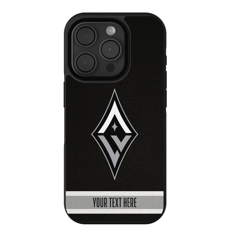Las Vegas Aces Personalized Stripe iPhone Bump Phone Case for Apple iPhone