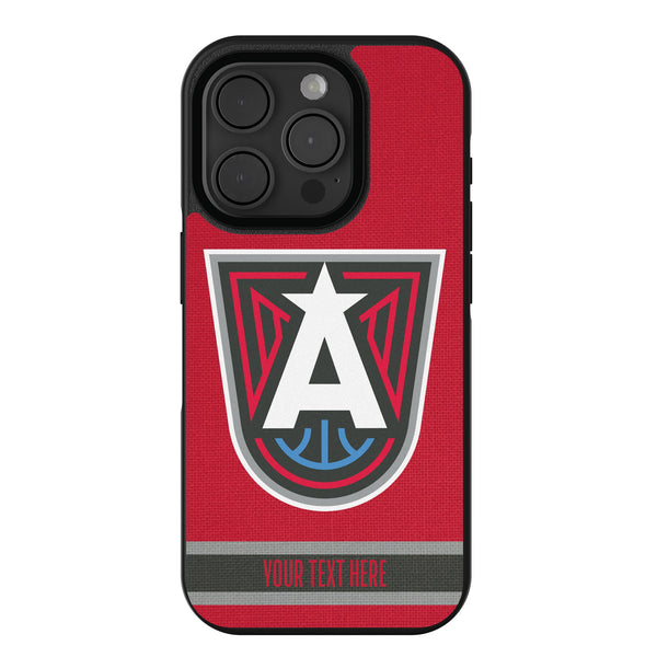 Atlanta Dream Personalized Stripe iPhone Bump Phone Case for Apple iPhone