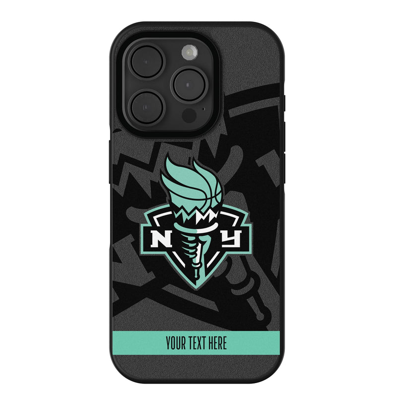 New York Liberty Personalized Tilt iPhone Bump Phone Case for Apple iPhone