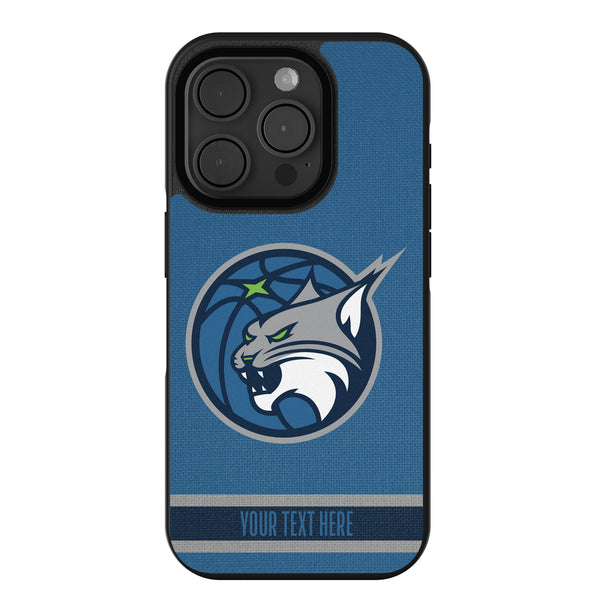 Minnesota Lynx Personalized Stripe iPhone Bump Phone Case for Apple iPhone