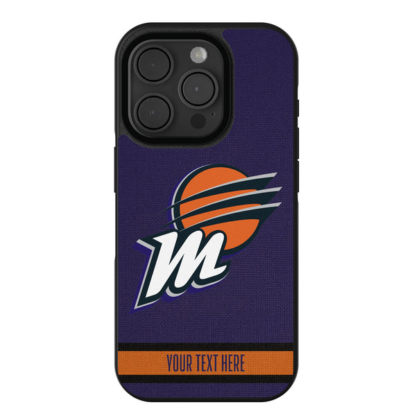 Phoenix Mercury Personalized Stripe iPhone Bump Phone Case for Apple iPhone